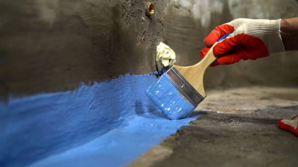 SJ Waterproofing Pros commercial waterproofing team near Lewisville, IN